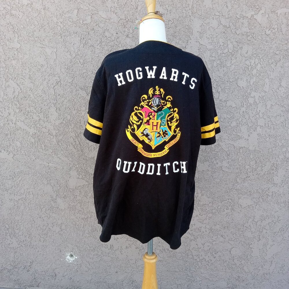 Harry Potter Men's Hogwarts Quidditch Baseball Style Jersey